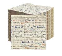 NICENEEDED Serviettes de Table pour Date D'Échéance du Club de Lecture 48 pièce Décorations de Fête Vintage Bibliothèque Serviettes en Papier Serviettes de Déjeuner Jetables pour Thème de Lecture