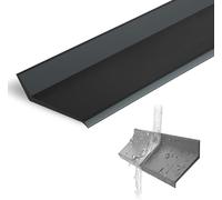 NICEQT Bande d'étanchéité de Bord de fenêtre imperméable, dégagement météorologique en Caoutchouc Autocollant, Blocs d'intrusion d'eau 135 °Angle de Drainage Barre de fenêtres résistante(5.5cm,0.5m)