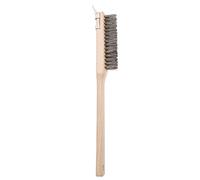 NICERAM Brosse pour Four À Pizza | Brosse De Nettoyage pour Pierre À Pizza | Nettoyage avec Manche en Bois | Four À Manche en Bois Commercial Domestique | Brosse en Cuivre