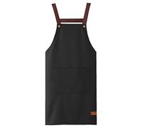 NICERAM Chef avec Poches | Cuisine Cuisson pour Chef Anti-poussière - Tabliers Multifonctionnels pour Chef Cuisinier Griller Coiffeur Salon Poterie