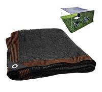 Nices de Soleil Patio extérieur 10x13 pi Tissu de Teinte Refroidissement avec Maille Uniforme Easy Sintup Soleil et pauvreté Pluie pour Les Cours, Les toits, Les abris d'abri et Les usines