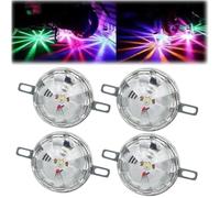 Nicetopu Universal Waterproof LED Chassis Lights,12-24V Function LED Watermelon Light Indicator, Side Marker Signal Light, Colorful flash chassis lighting,Applicable to vehicles (4)