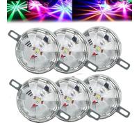 Nicetopu Universal Waterproof LED Chassis Lights, 12-24v Function LED Watermelon Light Indicator Side Marker Signal Light, Motorcycle Lights Underglow Lighting Kit (6pcs)