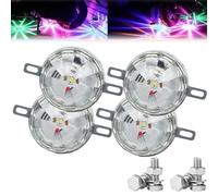 Nicetopu Universal Waterproof LED Chassis Lights, 12-24v Function LED Watermelon Light, Multicolor Underbody LEDs Lighting Kit, for All Trucks, Trailers, Pickup Trucks, Off-Road (2 Set)