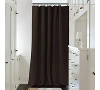 NICETOWN Rideau de fenêtre occultant à Isolation Thermique avec Passe-Tringle et Languette arrière pour théâtre (Marron Caramel, 177,8 x 274,3 cm, 1 pièce)