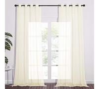 NICETOWN Rideau de fenêtre occultant pour Chambre à Coucher - Décoration d'intérieur - Isolation Thermique - 132,1 x 160 cm (l x L) - 8 œillets/Anneaux - 1 Panneau