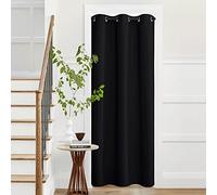 NICETOWN Rideau de porte d'Halloween pour porte d'intimité, rideaux de 241,3 cm de long, rideau de séparation de pièce, rideau de porte occultant, rideau de placard isolant temporaire pour chambre à