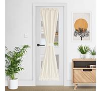 NICETOWN Rideau de porte en velours de 182,9 cm de long - Rideau de porte française à intensité variable - Protection de l'intimité - Pour porte, chambre, vacances - 66 x 182,9 cm - 1 panneau