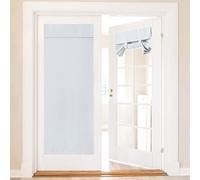 NICETOWN Store de porte pour fenêtre de salon, rideaux de porte à isolation thermique pour revêtement de porte, rideau de porte française Tricia pour porte d'entrée de cuisine, 1 panneau, 91,4 x 203,2
