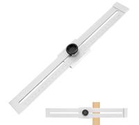 NICEWAT Trusquin de Traçage, 300mm Plage de Mesure Jauge de Marquage en Acier Inoxydable, Trusquin de Menuisier, Jauge de Trait de Précision, Outils de Mesure pour le Travail du Bois