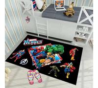 NICEWL Tapis Anime pour Salon, Chambre à Coucher, Chevet, Motif Miracle Spider-Man, Couleur antidérapante, pour Chambre de garçon (152,4 x 228,6 cm, B)
