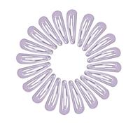 NiceYnn 20Pcs 4.8cm Barrettes Pince à Cheveux Clip en Métal, Barrette Cheveux Fille, Snap Barettes BB en Métal, Femme Snap Clip Barrettes à Cheveux, Enfant Épingle à Cheveux Lilas