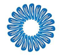 NiceYnn 20Pcs 4.8cm Barrettes Pince à Cheveux Clip en Métal, Barrette Cheveux Fille, Snap Barettes BB en Métal, Femme Snap Clip Barrettes à Cheveux, Enfant Épingle à Cheveux Bleu