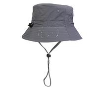 NiceYnn Bob Imperméable pour Homme Femme Chapeau de Soleil Séchage Rapide Réglable Large Bord Pliable Pêcheur Safari #D Gris Foncé