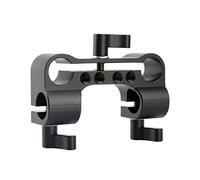 NICEYRIG 15mm Rod Clamp Dual à Single 90 Degrés Railblock pour Caméra Vidéo Caméscope DV/DC Support De L'épaule Système