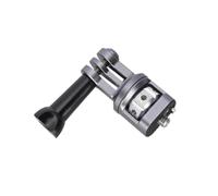Niceyrig Adaptateur de montage pour caméra d'action, vis 1/4"-20 avec broche de localisation rétractable pour cage et cardan, rotation à 360 °, réglage amorti, compact et stable pour GoPro Hero 12/11