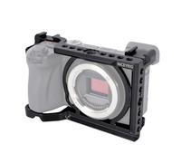 NICEYRIG Cage pour Appareil Photo Sony Alpha A6700 sans Miroir, avec Trou QD, Rails OTAN et Supports de Griffe - 567