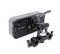 NICEYRIG Coussin de poitrine léger et rotatif avec pince de serrage de 15 mm pour appareil photo, plaque de montage multi-réglable avec pince à tige