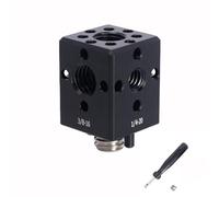 NICEYRIG Extension de support pour appareil photo pour trou de localisation ARRI, adaptateur convertisseur de cage DSLR 5 en 1 pour bras magique à rotule, bras de friction, adaptateur griffe, pince de