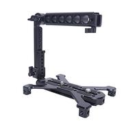 NICEYRIG Kit de poignée pour Appareil Photo avec Supports latéraux, Plaque de dégagement Rapide pour ARCA-Swiss Standard, Support de stabilité de Quatre Pieds - 529, Sling Handle Handgrip Kit-529