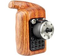 NICEYRIG Manche en Bois Grip avec Arri Rosette pour Sony Nikon Canon Camera Cage Support de Support d'épaule Rig Système (Gauche)