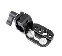 NICEYRIG Mini Plaque de Fromage avec Une Pince de Tige de 15 mm et Un Filetage de 1/4 "3/8" pour Montage sur bâton EVF à Tige de 15 mm