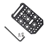 NICEYRIG Plaque à fromage multifonction compatible avec Sony FX3/FX30/BMPCC 6K Pro avec trous de localisation 1/4 et 3/8, plateau à fromage d'extension multifonction pour appareil photo accessoires de