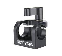 NICEYRIG Support de Tige de 15 mm pour Tige de caméra 15 mm pour système de Support de Microphone EVF