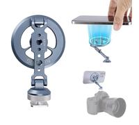 NICEYRIG Support magnétique pour trépied de téléphone, support de téléphone pour appareil photo en aluminium avec vis de 6,35 mm, support de sabot de fixation OTAN pour iPhone 16/15/14/13/12 (support