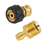 Nicfaky 5000 Adaptateurs de machine à laver à pression, kits de connexion rapide pour lance à mousse à neige M22 à connexion rapide 1/4"