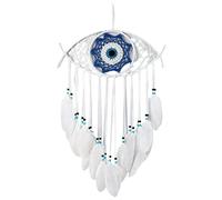 Nicfaky Attrape-RêVes Mauvais œIl pour Chambre à Coucher en Macramé Tissé à la Main Attrape-RêVes Tenture Murale DéCor à Bonne de BéNéDiction, 1