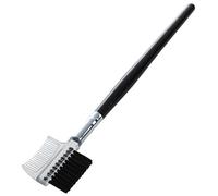 Nicfaky Brosse à sourcils Peigne à sourcils double support d'outils de maquillage cosmétiques 1 pièce Noir