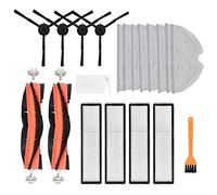 Nicfaky Brosse principale amovible Filtre HEPA Brosses latérales Mop Chiffon pour pièces d'aspirateur D9 L10 Pro
