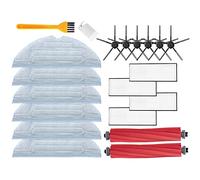 Nicfaky Brosse principale pour filtre HEPA T7 T7S Plus S7 Max Brosse latérale Aspirateur Pièce de rechange Noir