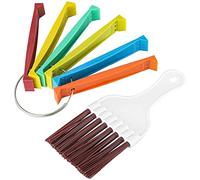 Nicfaky Ensemble de Peigne à Ailettes Annulaires FCR6, Peigne à Ailettes pour Climatiseur Redresser Les Bobines de Condenseur D'éVaporateur, Redresseur de Peigne à Ailettes AC