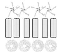 Nicfaky Filtre à brosse latérale et chiffon de rechange pour aspirateur Bot W10