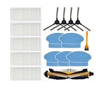 Nicfaky Filtre à brosse latérale principale et chiffon de rechange pour aspirateur robot 780T 790T