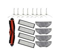 Nicfaky Filtre HEPA - Rouleau central - Brosses latérales - Pour aspirateur robot Qihoo 360 X90 X95