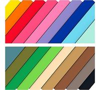 Nicfaky Infusible Lot de 18 feuilles de papier d'encre de sublimation pour presse à tasses, t-shirts et loisirs créatifs 11,4 x 30,5 cm