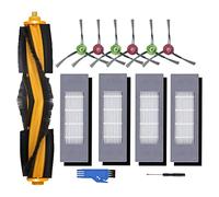 Nicfaky Kit d'accessoires compatible avec les aspirateurs robot Max/Station, la brosse principale, les filtres, les brosses latérales