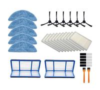 Nicfaky Kit de rechange pour aspirateur robot V5 V5S V3 V3S V5Pro V50 V55 X5 V5S Pro