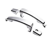 Nicfaky Lot de 2 caches de poignée de porte gauche droite/arrière en ABS chromé pour Captiva Sport/Aveo/