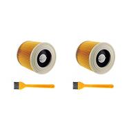 Nicfaky Lot de 2 filtres à air de rechange pour aspirateur WD2250 WD3.200 MV2 MV3 WD3 WD3 - Pièces B