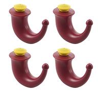 Nicfaky Lot de 4 pots de yoga pour le nez - Système d'irrigation sinusoïdale - 200 ml