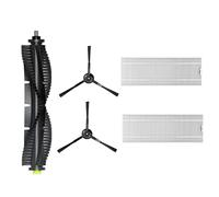 Nicfaky Lot de 5 brosses latérales pour aspirateur robot Qihoo 360 S10 X100 Max