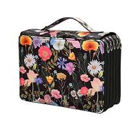 Nicfaky Organiseur de trousse à 250 fentes avec fermeture éclair Sac de support de stylo de grande capacité pour étudiants ou artistes A