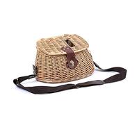 Nicfaky Panier en osier pour pêche à la truite, perche, cage pour pêche à la truite, panier de pêche en saule