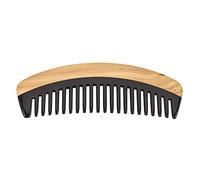 Nicfaky Peigne à Cheveux - Peigne Démêlant en Bois à Dents Larges pour Cheveux Bouclés - Pas de Bois de Statique Peigne en Corne pour Homme Femme