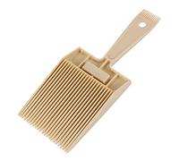 Nicfaky Peigne à cheveux plat avec plate et fluide Beige