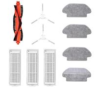 Nicfaky Pour aspirateur de balayage (Mi Robot Vacuum-Mop Pro), accessoires lavables, brosse latérale principale, filtre HEPA